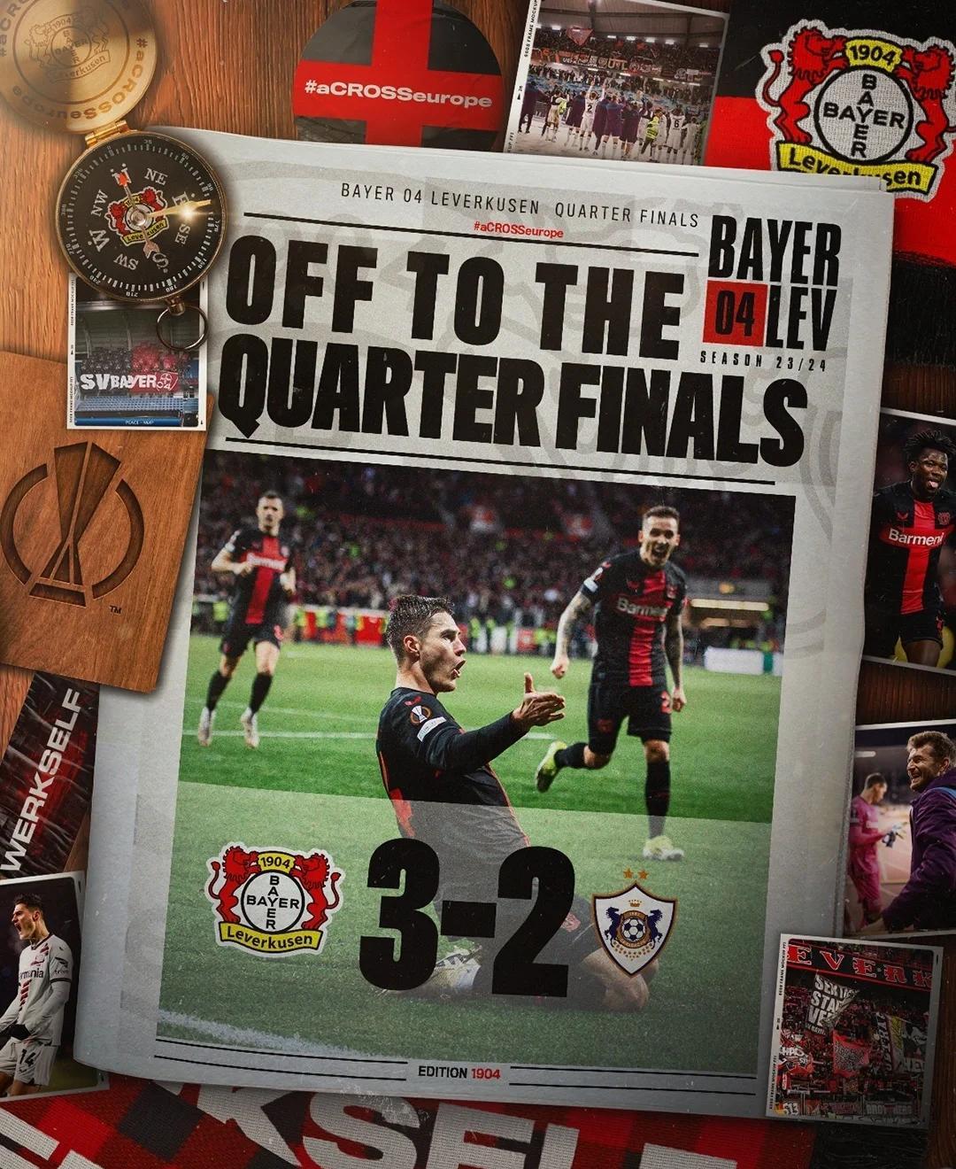 勒沃库森实现逆转，获得胜利关键的简单介绍